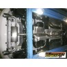 scarico sportivo fiat 500x doppio duplex acciaio ovale