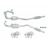 catalizzatore fiat 500 cinquecento  0.7i 704 cc 22 Kw 31 cv