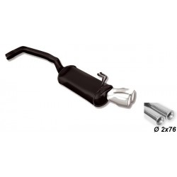 Marmitta Sportiva Asso Racing per Peugeot 207