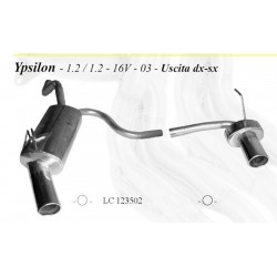 Doppio scarico destra sinistra lancia y 1200 8v 16v 03-