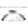 Doppio scarico per alfa gtv spider 1.8 2.0 16v twis sparck 95 -