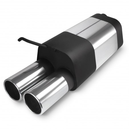 MARMITTA SPORTIVA PER AUDI A3 8L LEON 1M 2X90MM
