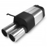 MARMITTA SPORTIVA PER AUDI A3 8L LEON 1M 2X90MM