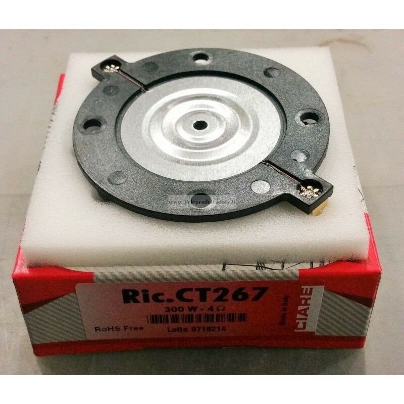 Bobina di ricambio per tweeter ct267 nd serie neodimio pezzo singolo