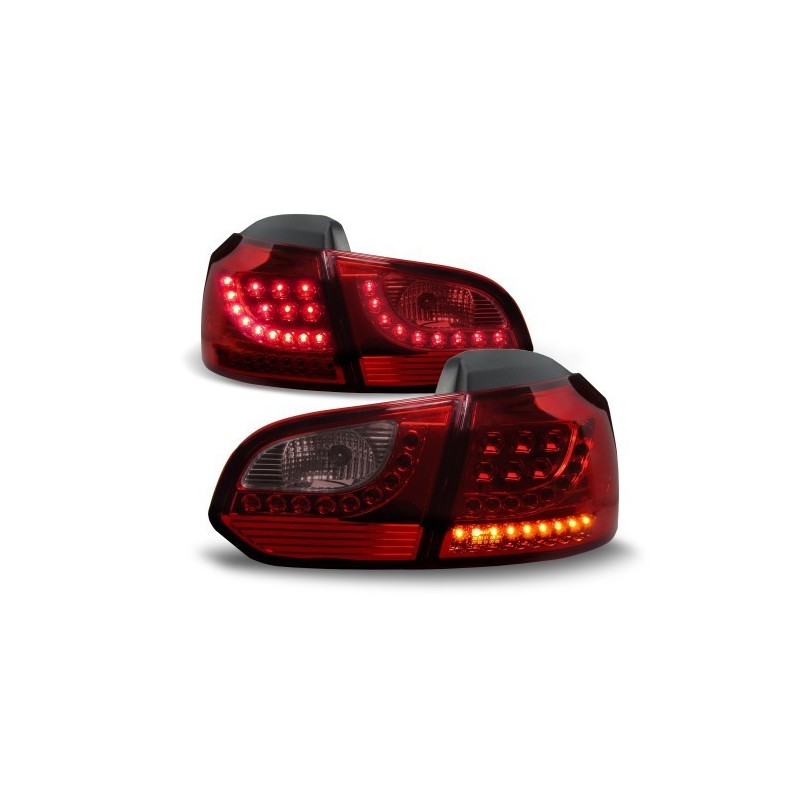 Fari posteriori Golf VI 6 led urban style 08 - 12 dark red