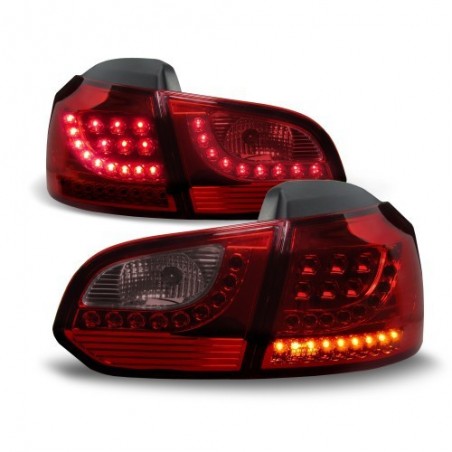 Fari posteriori Golf VI 6 led urban style 08 - 12 dark red