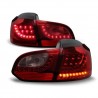 Fari posteriori Golf VI 6 led urban style 08 - 12 dark red