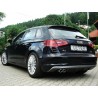 Marmitta sportiva Audi a3 8v 8va 2 x 70mm Germany