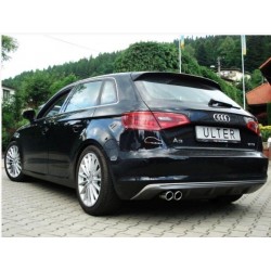 Marmitta sportiva per audi A3 8V 8VA 2013 - 2020 SEDAN 2.0 tfsi