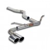 Marmitta sportiva Racing per BMW 320D F30 2 x 80mm acciaio