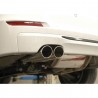 Marmitta sportiva Racing per BMW 320D F30 2 x 80mm acciaio