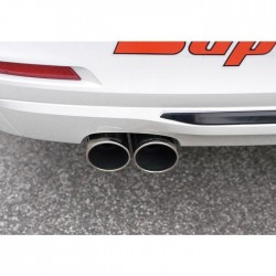 Marmitta sportiva Racing per BMW 320D F30 2 x 80mm acciaio