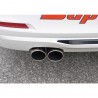 Marmitta sportiva Racing per BMW 320D F30 2 x 80mm acciaio