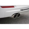 Marmitta sportiva Racing per BMW 320D F30 2 x 80mm acciaio
