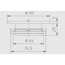 Tweeter ct268nd ciare neodimio 105db 150watt