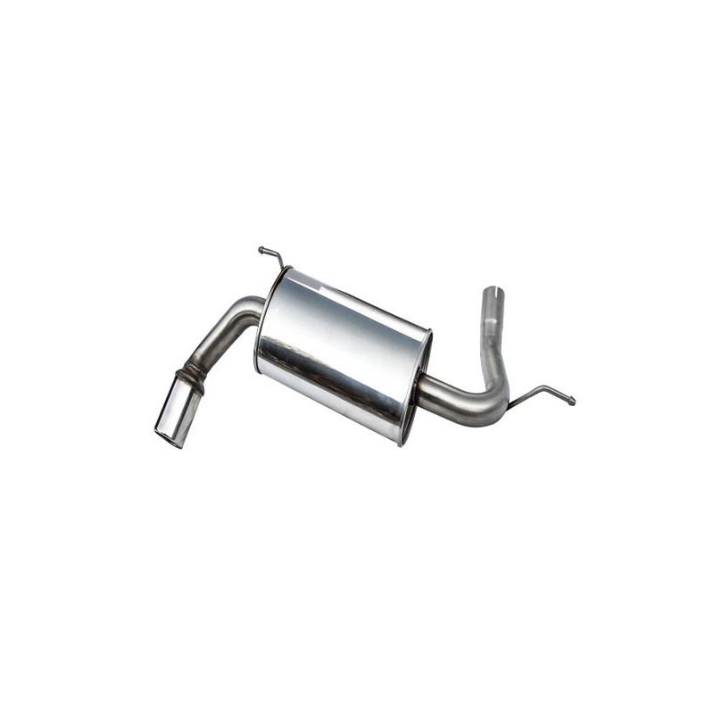 marmitta sportiva bmw f30 316 318 320d uscita singola da 76mm