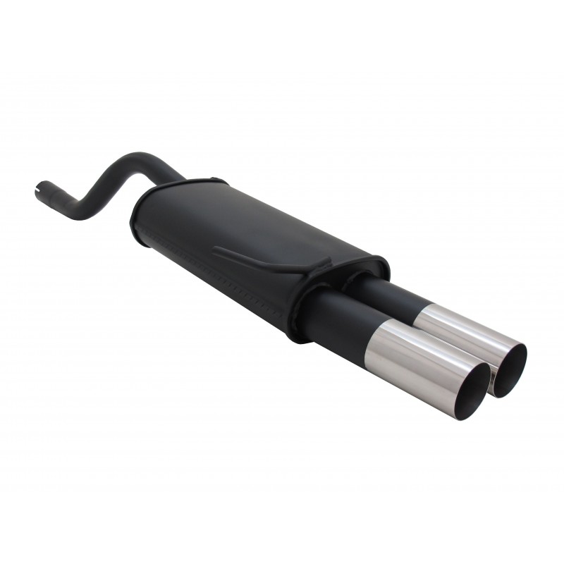 Marmitta sportiva CLIO II renault 1200 1400 1600i 16V 90MM 2X76 Marmitta sportiva CLIO II renault 1200 1400 1600i 16V 90MM 2X76