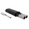 marmitta sportiva posteriore per Passat volkswagen 1.9tdi 2x76mm