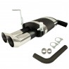scarico sportivo per mercedes W202 208 dtm 76mm