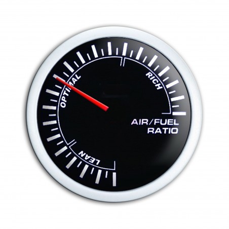 manometro di misurazione per rapporto stechiometrico aria carburante 52mm noir