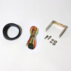 manometro di misurazione per rapporto stechiometrico aria carburante 52mm noir