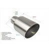 codino marmitta 100mm taglio sottile  Sport Acciaio Spazzolato