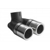 codino terminale marmitta in acciaio specifico per smart roadster 2003 2005