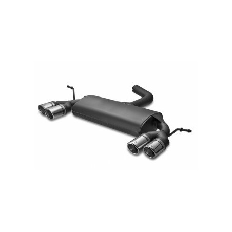 scarico sportivo 4 uscite per golf VI 4x70mm acciaio