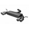 scarico sportivo 4 uscite per golf VI 4x70mm acciaio