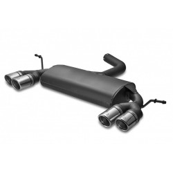 scarico sportivo 4 uscite per golf VI 4x70mm acciaio