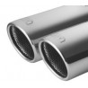 scarico sportivo 4 uscite per golf VI 4x70mm acciaio