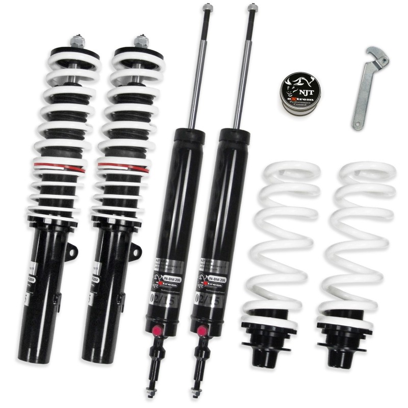 Kit ammortizzatori regolabili in altezza e in duretta bmw e90 e91 e92