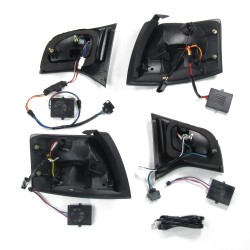 Fanali posteriori a LED di new design neri per Audi A4 Avant B7 Bj 04-08