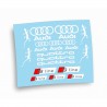 audi s line quattro kit adesivi stickers car kit completo 22pz