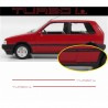 uno turbo i.e. fiat adesivi laterali dx e sx
