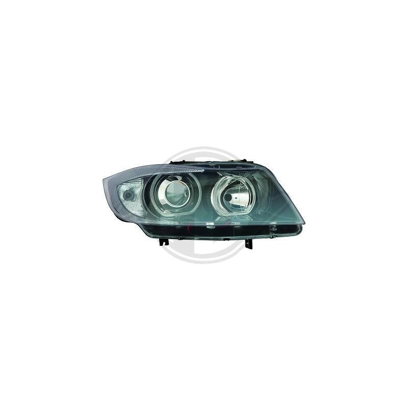 faro bmw e90 con h7 e led ccfl di posizione neon 2007 -  2012