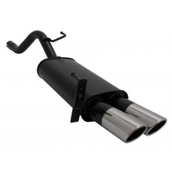 Scarico sportivo per Opel Corsa D 2x76mm SR-Design