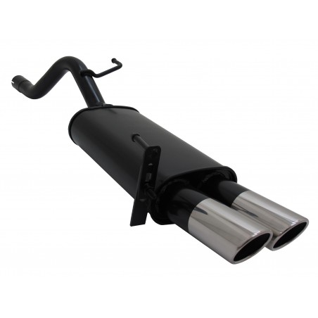 Scarico sportivo per Opel Corsa D 2x76mm SR-Design