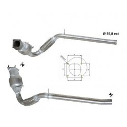 CATALIZZATORE FORD TRANSIT 92KW - 125CV DAL 2002 AL 2006