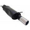 Scarico Sportivo per citroen c2 c3 90mm tondo acciaio