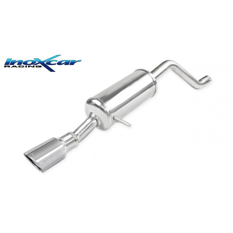 Scarico posteriore sportivo peugeot 208 inoxcar PE208.07.XR90