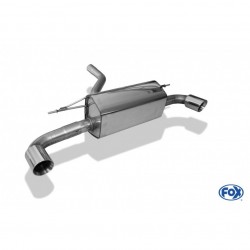 Doppio scarico acciaio bmw serie 1 f20 f21 90mm