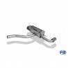 Doppio scarico acciaio bmw serie 1 f20 f21 90mm