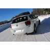Doppio scarico acciaio bmw serie 1 f20 f21 90mm