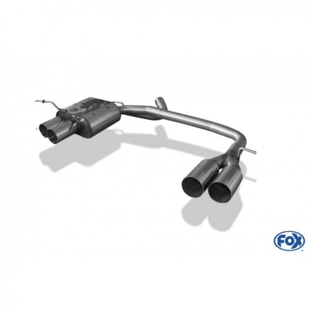 SCARICO SPORTIVO BMW E87 118D 120D 2X76MM