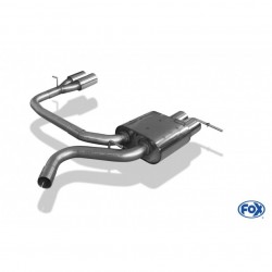 SCARICO SPORTIVO BMW E87 118D 120D 2X76MM