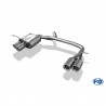 Scarico sportivo posteriore per bmw E87 118d 120d