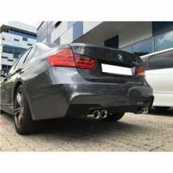 Scarico Sportivo bmw F30 F31 316d 318d 320d 2x80mm duplex acciaio