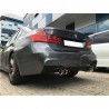 Scarico Sportivo bmw F30 F31 316d 318d 320d 2x80mm duplex acciaio