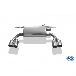 Scarico Sportivo bmw F30 F31 316d 318d 320d 2x80mm duplex acciaio